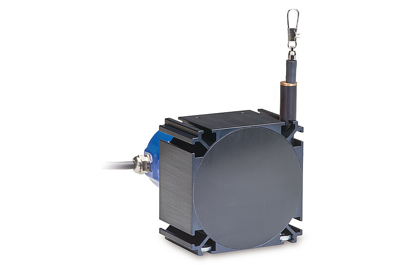 Industrial draw-wire displacement sensors