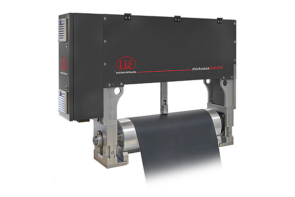 Sensor system with O-frame design for precise thickness measurement