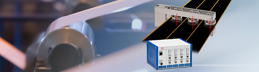 Two-sided thickness measurement with capacitive sensors