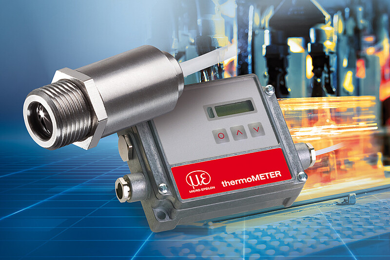 Infrared pyrometer for extremely fast temperature measurements