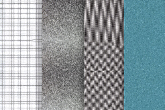 verschiedene Materialien