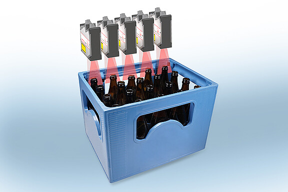 Presence monitoring and identification of bottles 