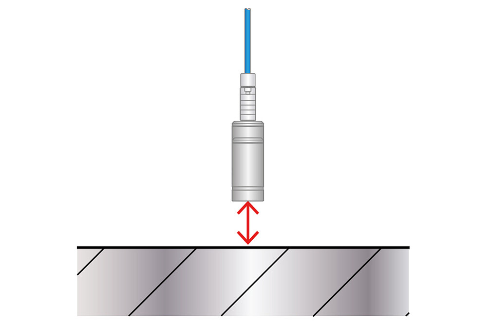 Distance measurement with capacitive sensors
