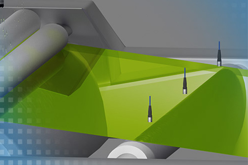 Measurement of adhesive application for adhesive tapes and plasters